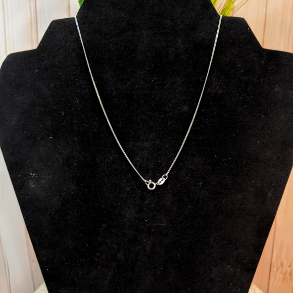 Sterling Silver Pearl and CZ Necklace - Picture 5 of 5